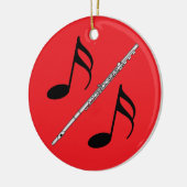 Fluittekening Keramisch Ornament (Links)