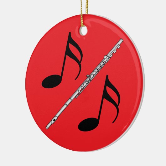 Fluittekening Keramisch Ornament (Links)