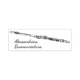 Fluittekening met aangepaste naam  zelfinktende stempel