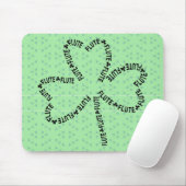 Fluittekst Shamrock Muismat (Met muis)