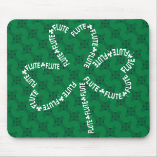 Fluittekst Shamrock Muismat