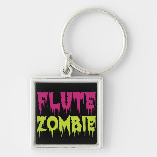 fluitzombie sleutelhanger (Voorkant)