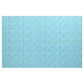 Fluitzwarte Muzieknoten Stof (Yard (91,4 cm))