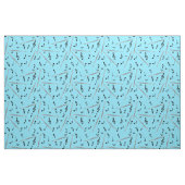 Fluitzwarte Muzieknoten Stof (Fat Quarter)
