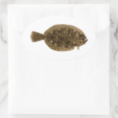 Fluke - Zomerbot Ovale Sticker (Tas)