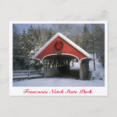 Flume Covered Bridge Franconia Notch State Park Briefkaart (Voorkant)
