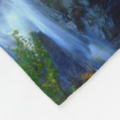 Flume Falls |  Adirondack-gebergte Fleece Deken (Hoek)