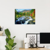 Flume Falls |  Adirondack-gebergte Poster (Thuiskantoor)