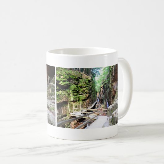 Flume Gorge New Hampshire Mok (Voorkant rechts)