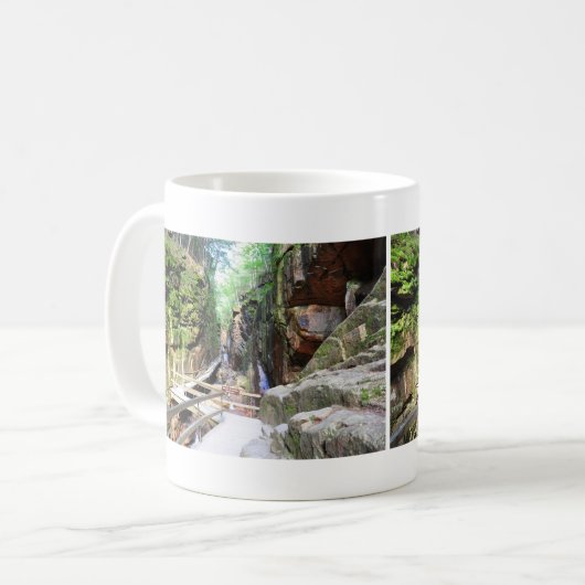 Flume Gorge New Hampshire Mok (Voorkant links)