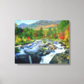 Flume Herfsten | Adirondack Mountains Canvas Afdruk (Voorkant)
