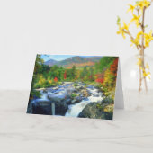 Flume Herfsten | Adirondack Mountains Kaart (Gele Bloem)