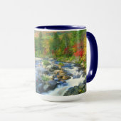 Flume Herfsten | Adirondack Mountains Mok (Voorkant rechts)