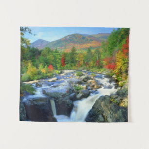 Flume Herfsten Adirondack Mountains Wandkleed