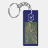 Flumenbridge en Harrenborough AcrylSleutelhanger Sleutelhanger (Voorkant Links)