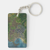 Flumenbridge en Harrenborough AcrylSleutelhanger Sleutelhanger (achterkant)