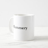 Flummery mok - de ultieme denigrerende opmerking (Voorkant links)