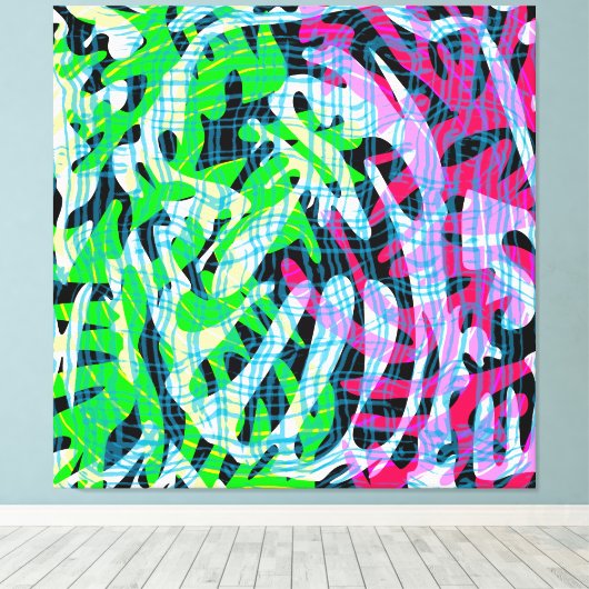 Flummgully Canvas Afdruk (Insitu (Houten vloer))