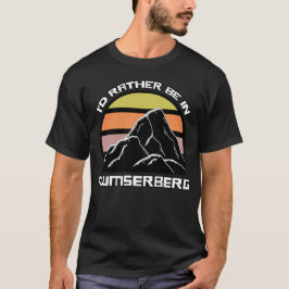 Flumserberg Swiss  Sunset Mountain T-shirt