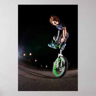 Fluo Jump Poster