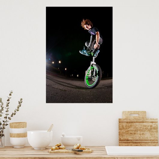 Fluo Jump Poster (Keuken)