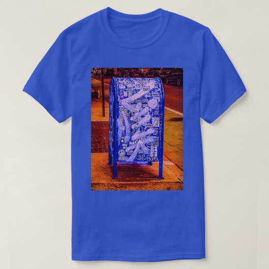 Fluo Street Art Graffiti NYC T-shirt (Design voorkant)