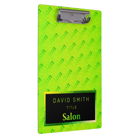 Fluorescent 2-in1 Neon Elegant Visitekaartje & Klembord (Rechts)