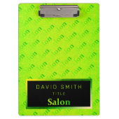Fluorescent 2-in1 Neon Elegant Visitekaartje & Klembord (Voorkant)