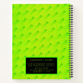 Fluorescent 2-in1 Neon Elegant Visitekaartje & Notitieboek (Achterkant)