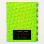 Fluorescent 2-in1 Neon Elegant Visitekaartje & Planner (Achterkant)