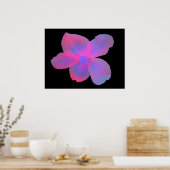 Fluorescent Begonia Flower Print (Keuken)