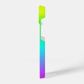 Fluorescent Bright Neon Ombre Rainbow iPhone Hoesje (Linkerkant)