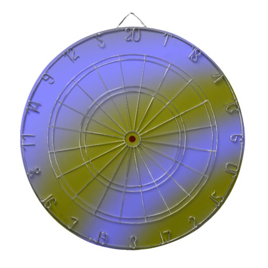 Fluorescent Clouds Dart Board Dartbord (Voorkant)