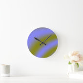 Fluorescent Clouds Wall Clock Ronde Klok (Huis)