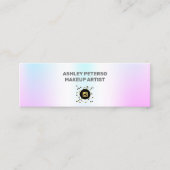 Fluorescent elegant Holographic Mini Visitekaartje (Voorkant)