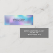 Fluorescent elegant kleuren mini business mini visitekaartje (Voorkant / Achterkant)