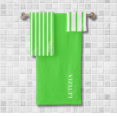 Fluorescent Green Bad Handdoek