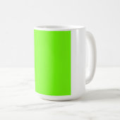 Fluorescent Green Koffiemok (Voorkant rechts)