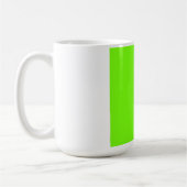 Fluorescent Green Koffiemok (Links)