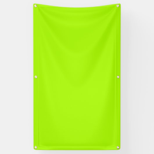 Fluorescent Green Solid Color Spandoek (Verticaal)