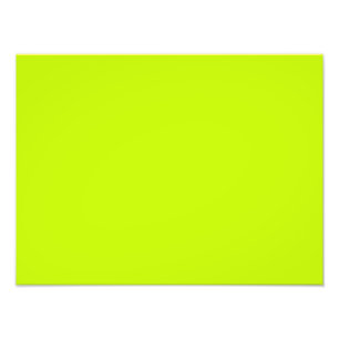 Fluorescent Lime Green Neon Yellow Personated Foto Afdruk