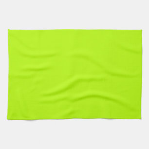 Fluorescent Lime Green Neon Yellow Personated Theedoek