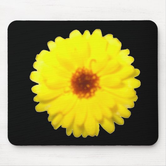Fluorescent Marigold Mousepad Muismat (Voorkant)