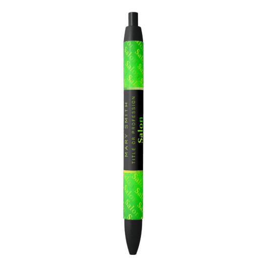 Fluorescent Neon Elegant Blauwe Inkt Pen (Voorkant Verticaal)