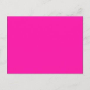 Fluorescent Orchid Hot Orchid Pink, op maat gemaak Briefkaart