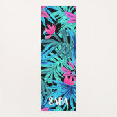 Fluorescent perfecte palm verlaat yoga-mat yogamat (Voorkant)