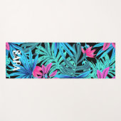 Fluorescent perfecte palm verlaat yoga-mat yogamat (Voorkant (horizontaal))