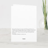 Fluorescent Rock under UV Light Greeting Card Feestdagen Kaart (Achterkant)