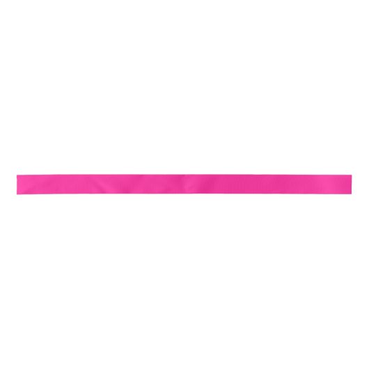 Fluorescent Roze Satin Ribbon Satijnen Lint (Voorkant)
