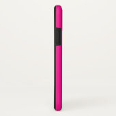 Fluorescent Roze Stevige iPhone XS Hoes (Achterkant/rechts)